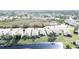 Property location highlighted in an aerial view of the community at 2749 Plantain Dr, Holiday, FL 34691
