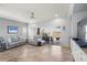 Relaxing living room with sliding doors leading to the patio at 2749 Plantain Dr, Holiday, FL 34691