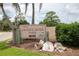 Anclote River Park entrance, featuring a sign with park information at 2749 Plantain Dr, Holiday, FL 34691