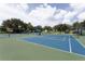Two well-maintained tennis courts in a community setting at 2749 Plantain Dr, Holiday, FL 34691