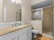 Bathroom with granite vanity and shower/tub combo at 5041 Sunridge Palms Dr # 103, Tampa, FL 33617