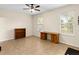 Home office with built-in shelving and desk at 5041 Sunridge Palms Dr # 103, Tampa, FL 33617