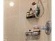 Shower with two-tiered storage for toiletries at 5041 Sunridge Palms Dr # 103, Tampa, FL 33617