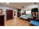 Main bedroom with ample closet space and wood flooring at 531 Garrard Dr, Temple Terrace, FL 33617