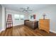 Guest bedroom with a daybed and built-in shelving at 5400 Park N St # 10, St Petersburg, FL 33709