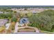 Aerial view of house and neighborhood, highlighting curb appeal at 6114 Kingbird Manor Dr, Lithia, FL 33547