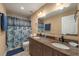 Guest bathroom with double sinks and shower/tub combo at 823 Scenic Heights Dr, Brandon, FL 33511
