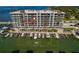 Luxury waterfront condo building with boat slips and stunning water views at 920 N Osceola Ave # 507, Clearwater, FL 33755