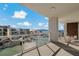 Spacious balcony with water views and comfortable seating at 920 N Osceola Ave # 507, Clearwater, FL 33755
