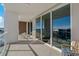 Spacious balcony with water views and comfortable seating at 920 N Osceola Ave # 507, Clearwater, FL 33755