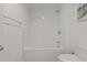 Bathroom with bathtub and shower at 920 N Osceola Ave # 507, Clearwater, FL 33755