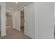 Hallway with closet and sliding barn door at 920 N Osceola Ave # 507, Clearwater, FL 33755