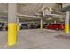 Secure parking garage with designated parking spaces at 920 N Osceola Ave # 507, Clearwater, FL 33755