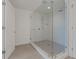 Large walk-in shower with glass enclosure at 920 N Osceola Ave # 507, Clearwater, FL 33755