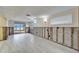 Unfinished basement with tiled floor and water views at 1022 Canal St, Ruskin, FL 33570