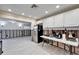 Renovation needed kitchen with white cabinets and waterfront view at 1022 Canal St, Ruskin, FL 33570