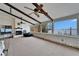 Living room with fireplace and water views at 1022 Canal St, Ruskin, FL 33570