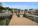Convenient private dock access at 11325 5Th E St, Treasure Island, FL 33706