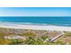 Aerial of beach and boardwalk, with ocean view at 1180 Gulf Blvd # 1603, Clearwater Beach, FL 33767