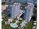 Beachfront high-rise building with multiple pools and parking at 1180 Gulf Blvd # 1603, Clearwater Beach, FL 33767