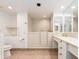 Walk-in shower, large vanity, and accessible features at 1180 Gulf Blvd # 1603, Clearwater Beach, FL 33767