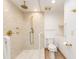 Walk-in shower with grab bars and tiled walls at 1180 Gulf Blvd # 1603, Clearwater Beach, FL 33767
