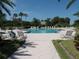 Inviting resort-style pool with lounge chairs at 1180 Gulf Blvd # 1603, Clearwater Beach, FL 33767