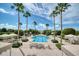 Resort-style pool with ample lounge space at 1180 Gulf Blvd # 1603, Clearwater Beach, FL 33767
