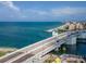 Aerial view of bridge and coastline at 12482 Capri N Cir # 4, Treasure Island, FL 33706