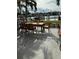 Outdoor patio with seating area and water views at 12482 Capri N Cir # 4, Treasure Island, FL 33706