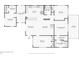First floor plan featuring primary bedroom, kitchen, and bonus room at 126 90Th Ave, Treasure Island, FL 33706