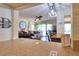 View of living room from kitchen pass-through at 1488 Pine Glen Ln # B2, Tarpon Springs, FL 34688