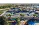 Aerial view of tennis and shuffleboard courts at 15618 Aurora Lake Cir, Wimauma, FL 33598