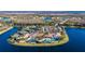 Community overview with lake and amenities at 15618 Aurora Lake Cir, Wimauma, FL 33598