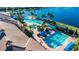 Multiple pools, cabanas, and a spa at 15618 Aurora Lake Cir, Wimauma, FL 33598