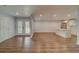Open floor plan connecting the living room, kitchen and entryway at 1566 Long St, Clearwater, FL 33755
