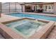 Enjoy this relaxing jacuzzi spa adjacent to the pool at 1811 Stonebrook Ln, Safety Harbor, FL 34695