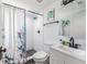 Clean bathroom with walk-in shower and modern fixtures at 1841 Overbrook Ave, Clearwater, FL 33755