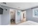 Main bedroom with access to the bathroom and kitchen at 1841 Overbrook Ave, Clearwater, FL 33755