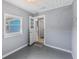 Sunroom with access to the interior of the home at 1841 Overbrook Ave, Clearwater, FL 33755
