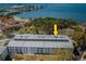 Aerial view of condo building near waterfront at 2700 Bayshore Blvd # 6308, Dunedin, FL 34698
