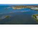 Wide aerial view of waterfront homes and waterways at 2700 Bayshore Blvd # 6308, Dunedin, FL 34698