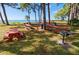 Community picnic area with grills and tables at 2700 Bayshore Blvd # 6308, Dunedin, FL 34698