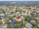 Property location shown in an aerial view of the neighborhood at 2913 Aston Ave, Plant City, FL 33566