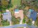 Bird's eye view of houses with pools in a neighborhood at 2913 Aston Ave, Plant City, FL 33566
