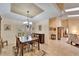 Spacious dining area with tile floors and a view to living room at 2913 Aston Ave, Plant City, FL 33566