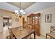 Open dining room with view to kitchen and living room at 2913 Aston Ave, Plant City, FL 33566