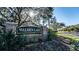 Walden Lake community entrance sign at 2913 Aston Ave, Plant City, FL 33566