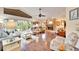 Spacious living room featuring a fireplace and hardwood floors at 2913 Aston Ave, Plant City, FL 33566