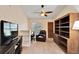 Relaxing home office with built-in shelving and comfortable seating at 2913 Aston Ave, Plant City, FL 33566